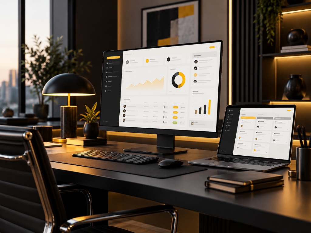 Özel Yazılım Desktop Mobile Görünüm